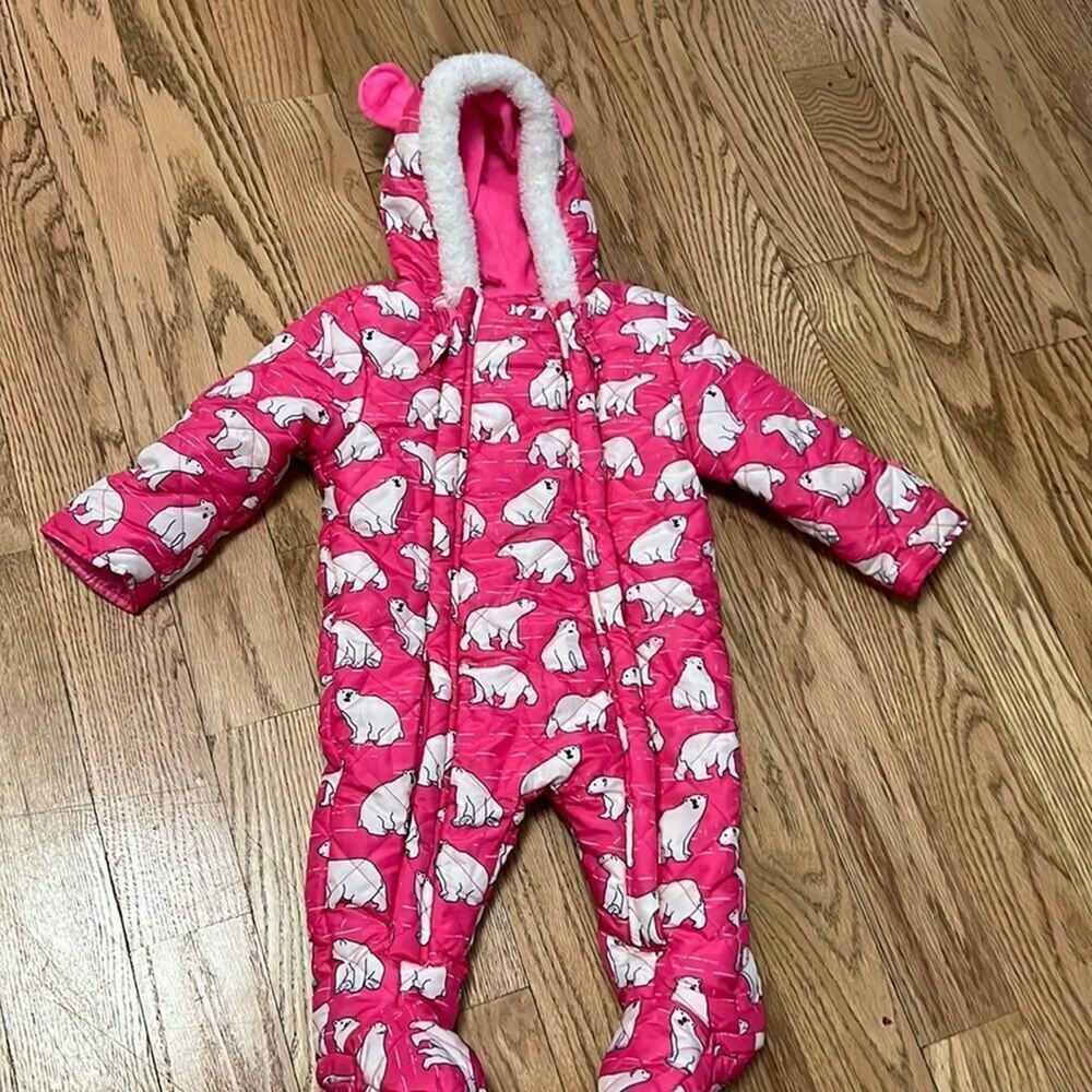 WIPPETTE POLAR BEAR SNOW SUIT SIZE 12M‎